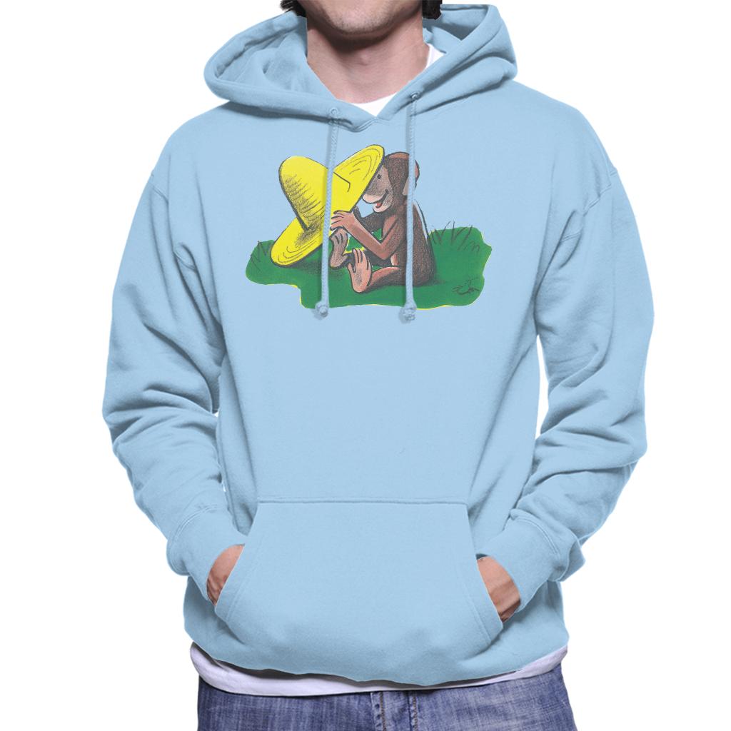 Curious George Yellow Hat Men's Hooded Sweatshirt-ALL + EVERY