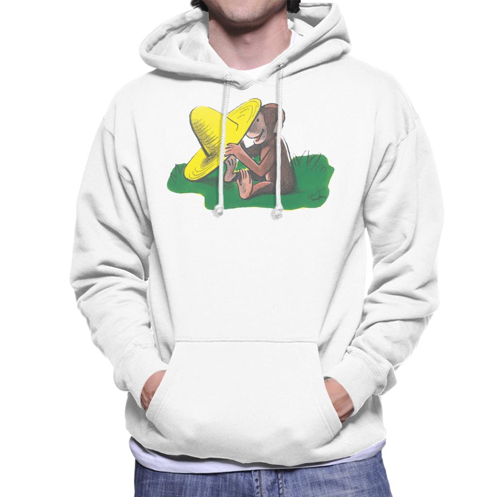 Curious George Yellow Hat Men's Hooded Sweatshirt-ALL + EVERY