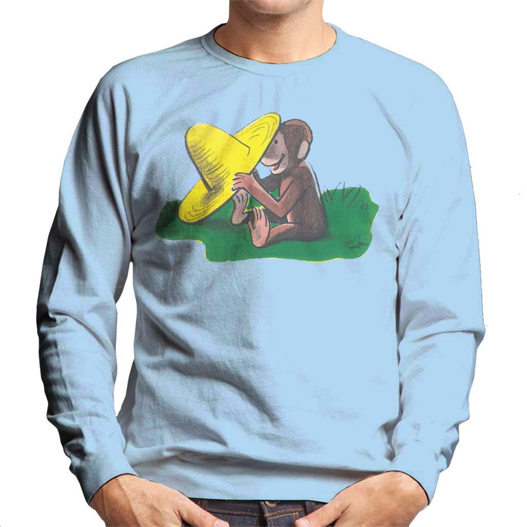 Curious George Yellow Hat Men's Sweatshirt-ALL + EVERY