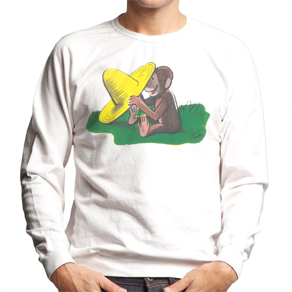 Curious George Yellow Hat Men's Sweatshirt-ALL + EVERY