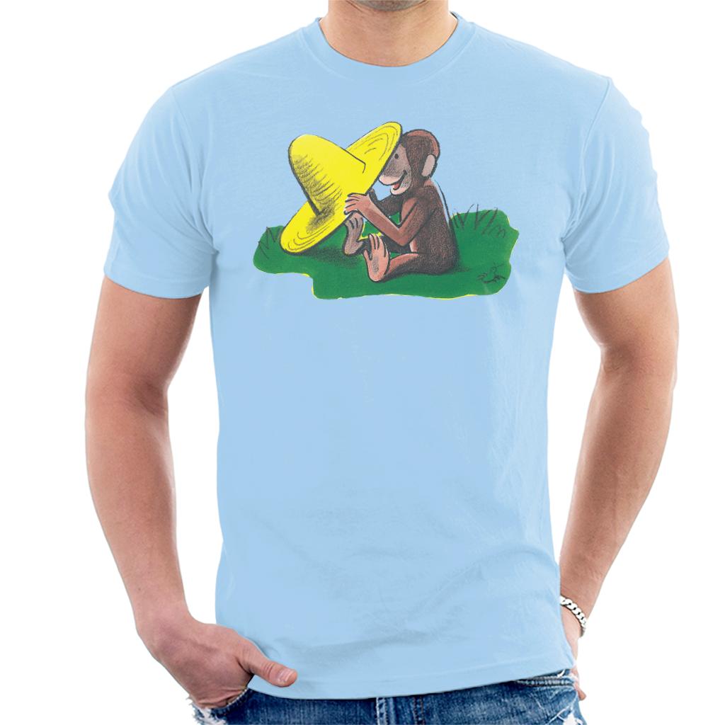 Curious George Yellow Hat Men's T-Shirt-ALL + EVERY