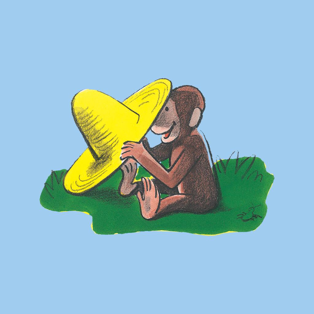 Curious George Yellow Hat Men's T-Shirt-ALL + EVERY