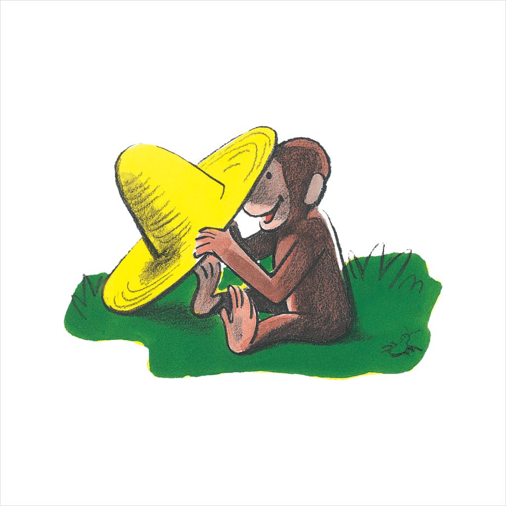 Curious George Yellow Hat Men's Sweatshirt-ALL + EVERY