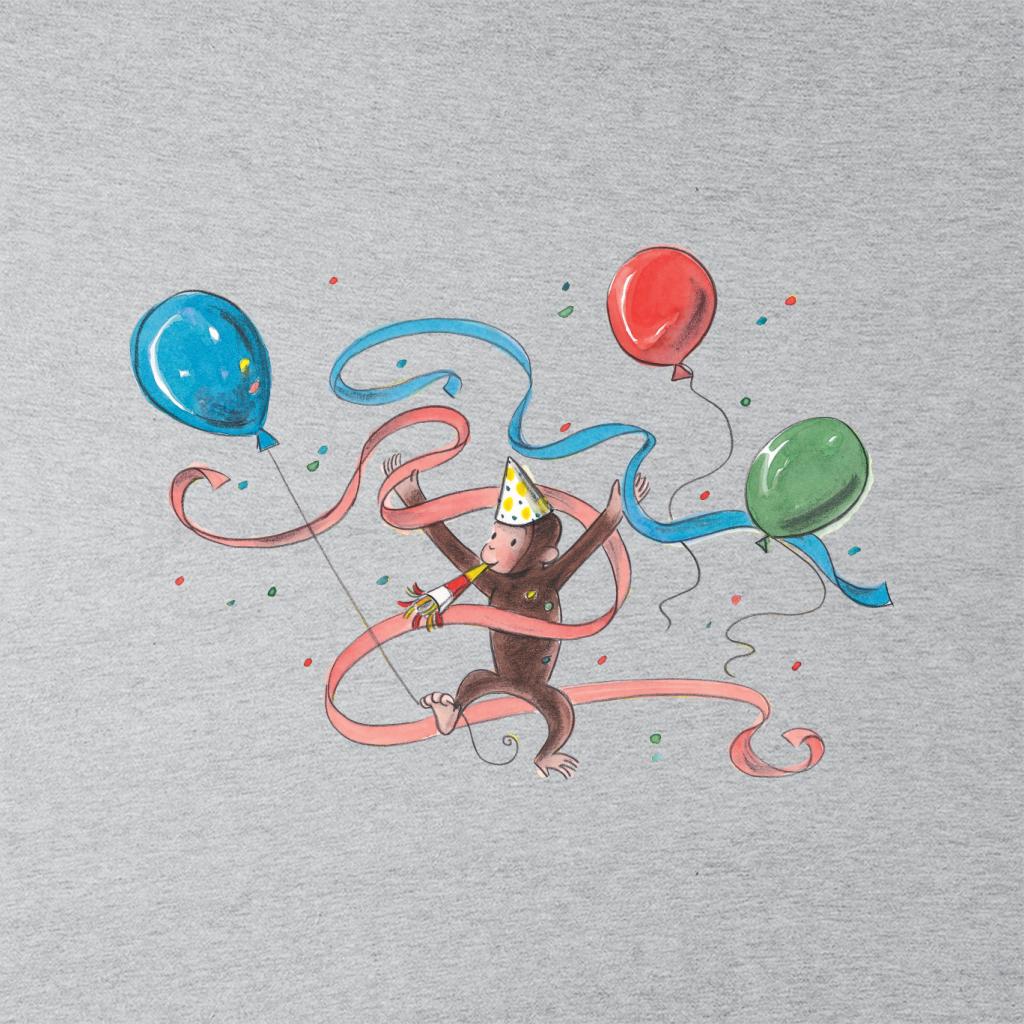 Curious George Party Balloons Men's T-Shirt-ALL + EVERY