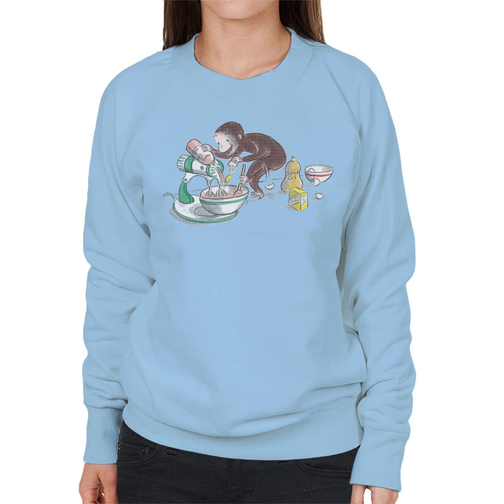 Curious George Cooking Women's Sweatshirt-ALL + EVERY