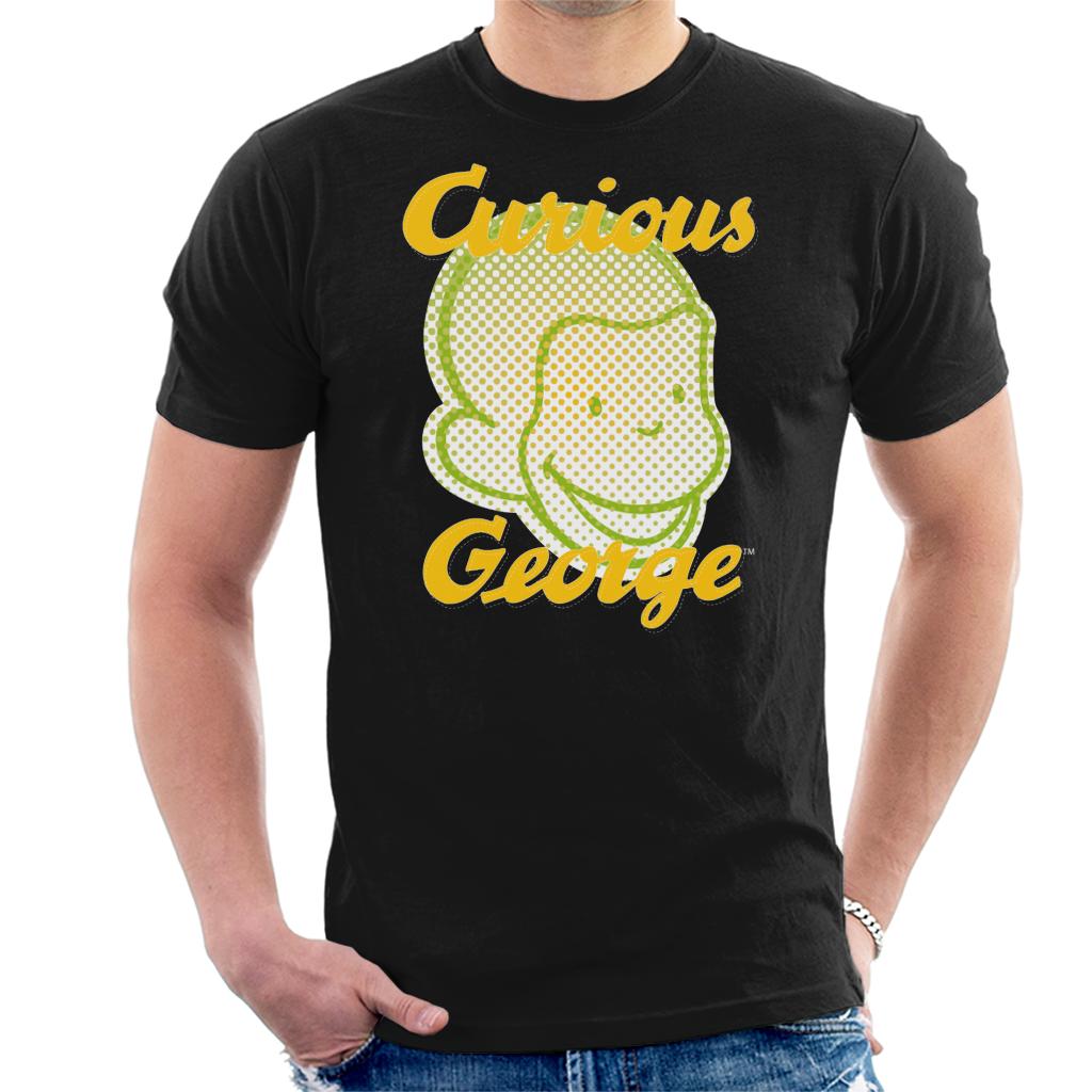 Curious George Face Logo Men's T-Shirt-ALL + EVERY