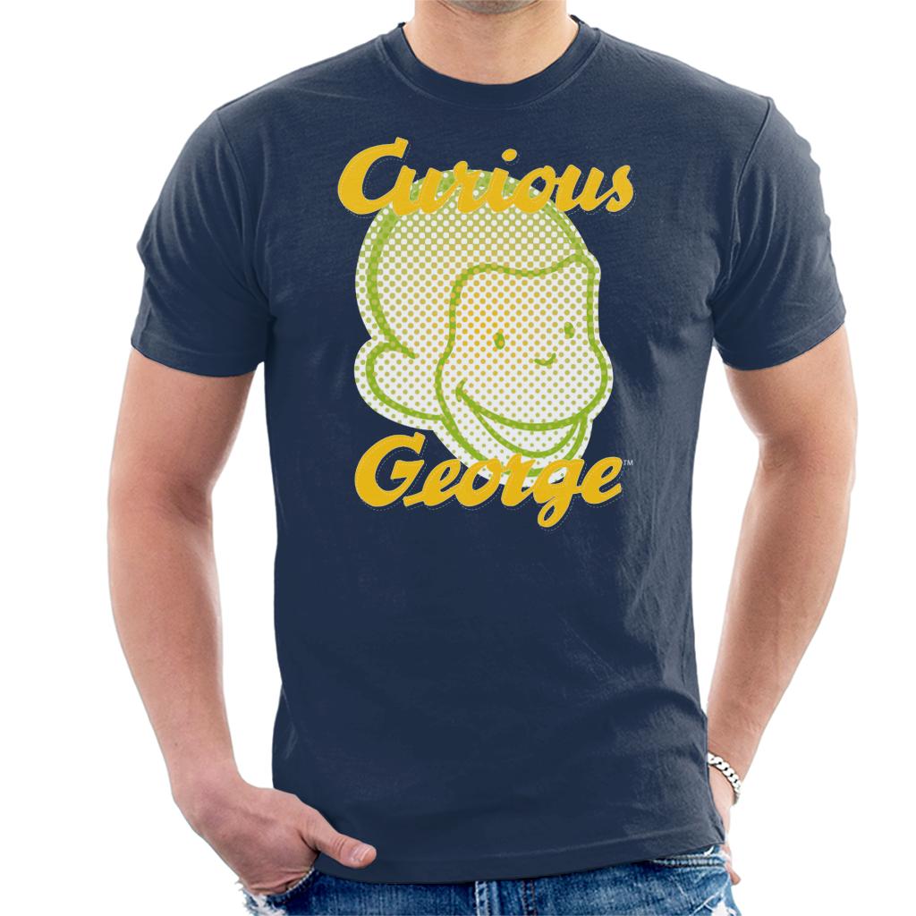 Curious George Face Logo Men's T-Shirt-ALL + EVERY