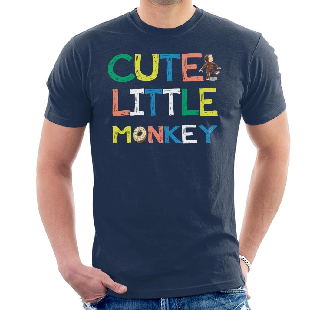 Curious George Cute Little Monkey Men's T-Shirt-ALL + EVERY