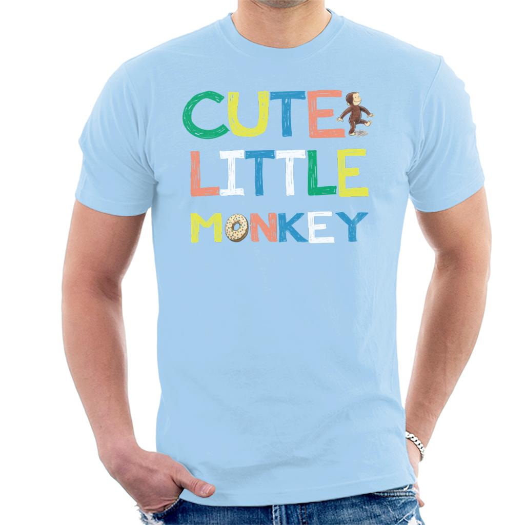 Curious George Cute Little Monkey Men's T-Shirt-ALL + EVERY