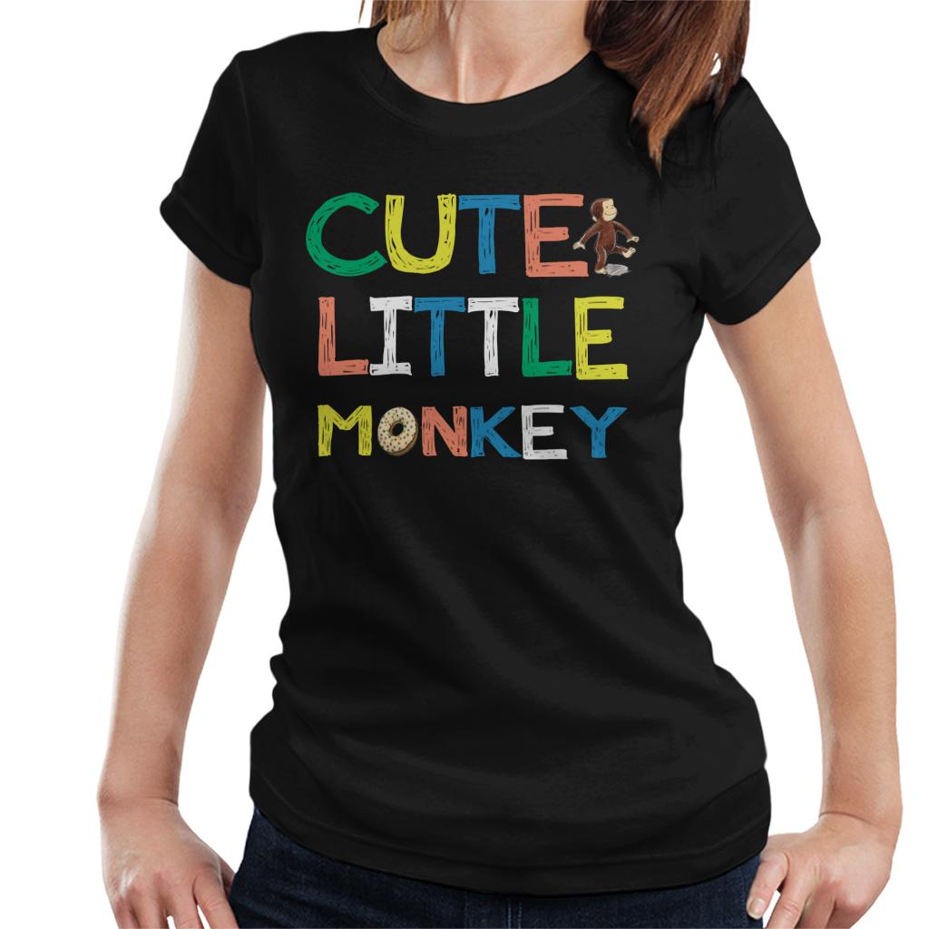 Curious George Cute Little Monkey Women's T-Shirt-ALL + EVERY