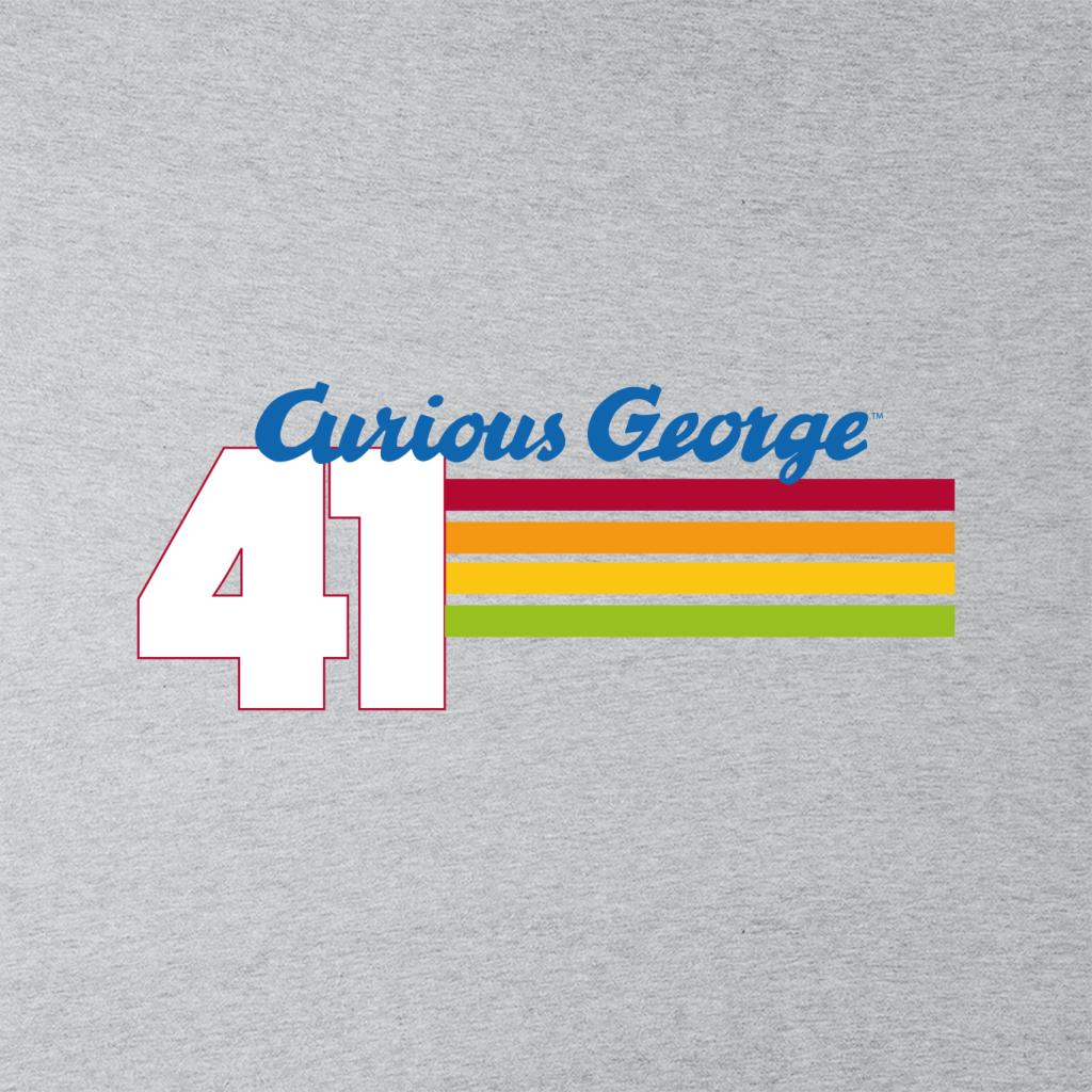 Curious George 41 Race Stripes Men's Sweatshirt-ALL + EVERY