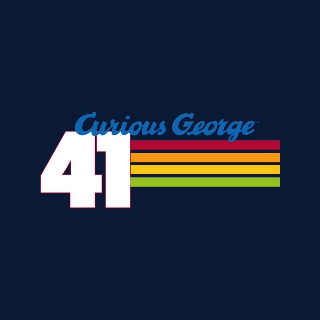 Curious George 41 Race Stripes Men's Sweatshirt-ALL + EVERY