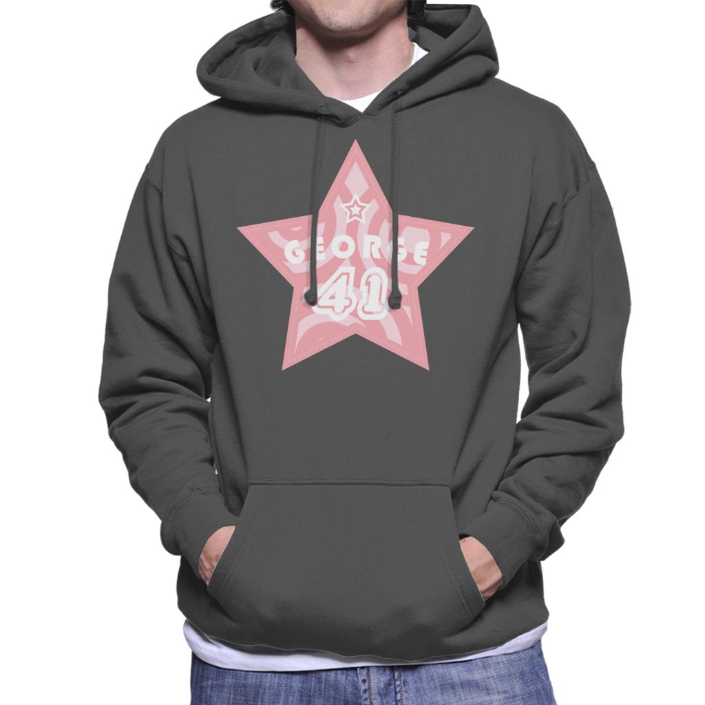 Curious George 41 Star Men's Hooded Sweatshirt-ALL + EVERY