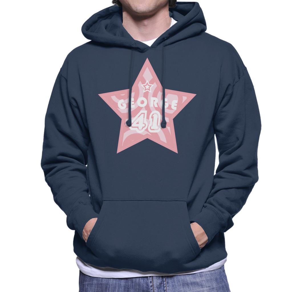 Curious George 41 Star Men's Hooded Sweatshirt-ALL + EVERY