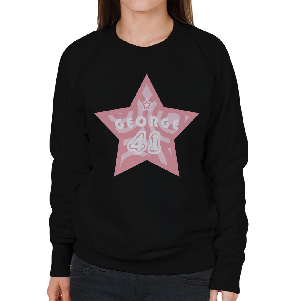 Curious George 41 Star Women's Sweatshirt-ALL + EVERY