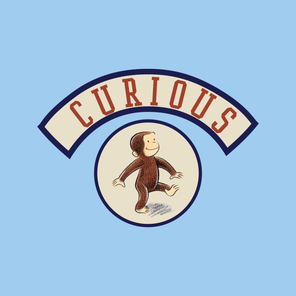 Curious George Cute Walking Men's Sweatshirt-ALL + EVERY