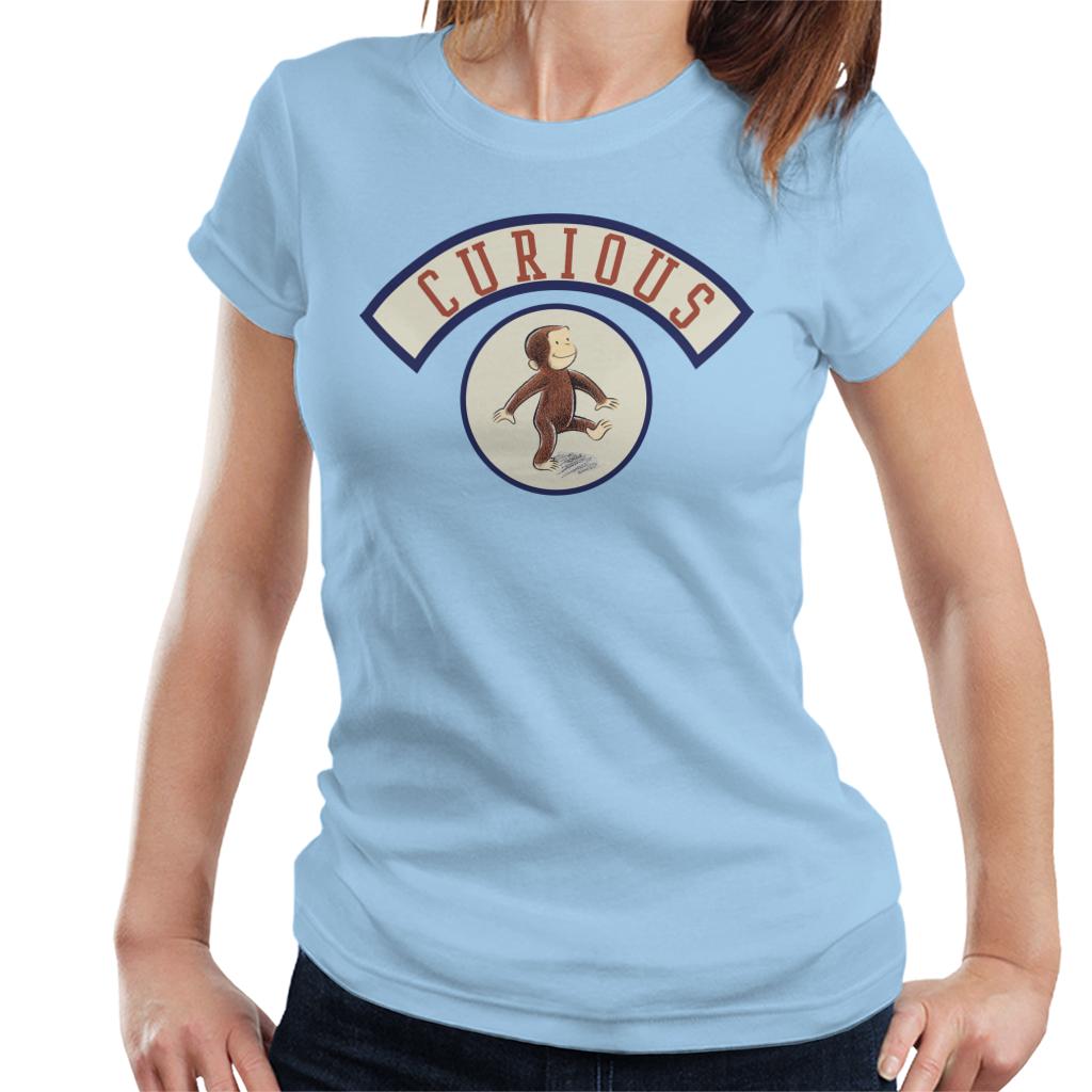 Curious George Cute Walking Women's T-Shirt-ALL + EVERY