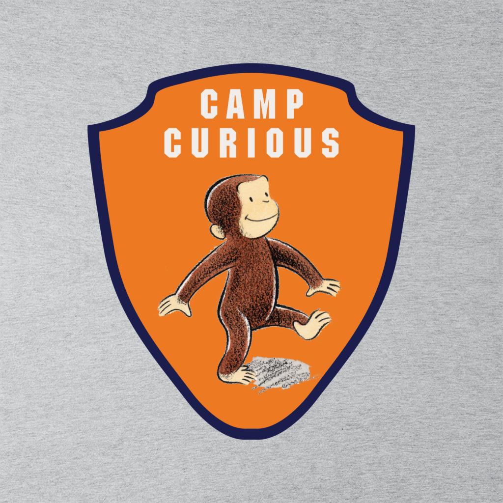 Curious George Camp Badge Men's T-Shirt-ALL + EVERY