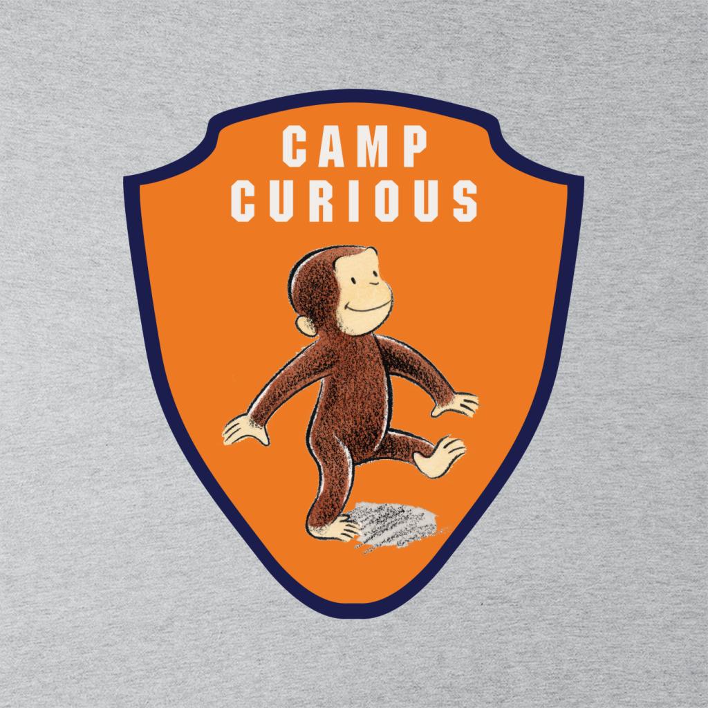 Curious George Camp Badge Women's T-Shirt-ALL + EVERY