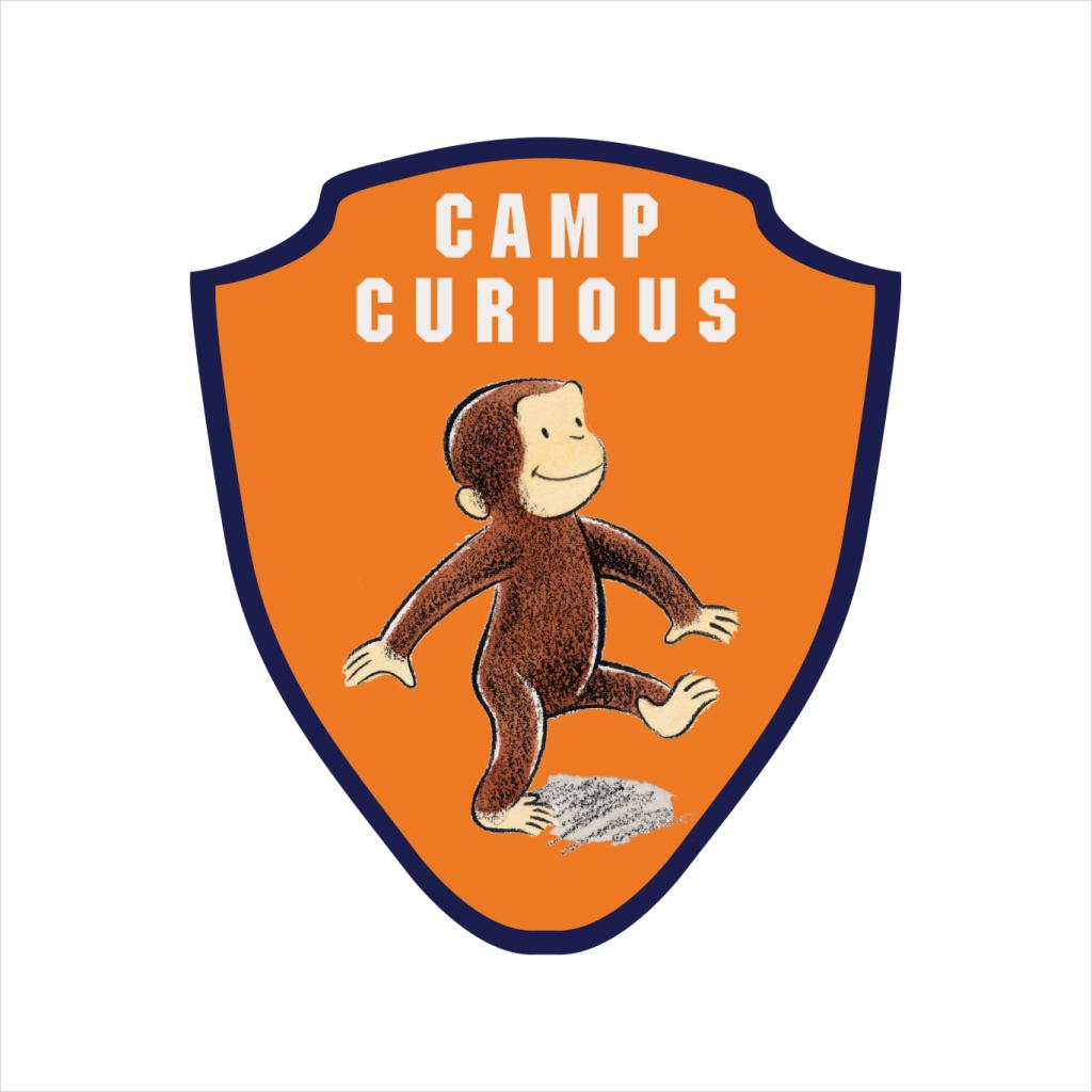 Curious George Camp Badge Men's T-Shirt-ALL + EVERY