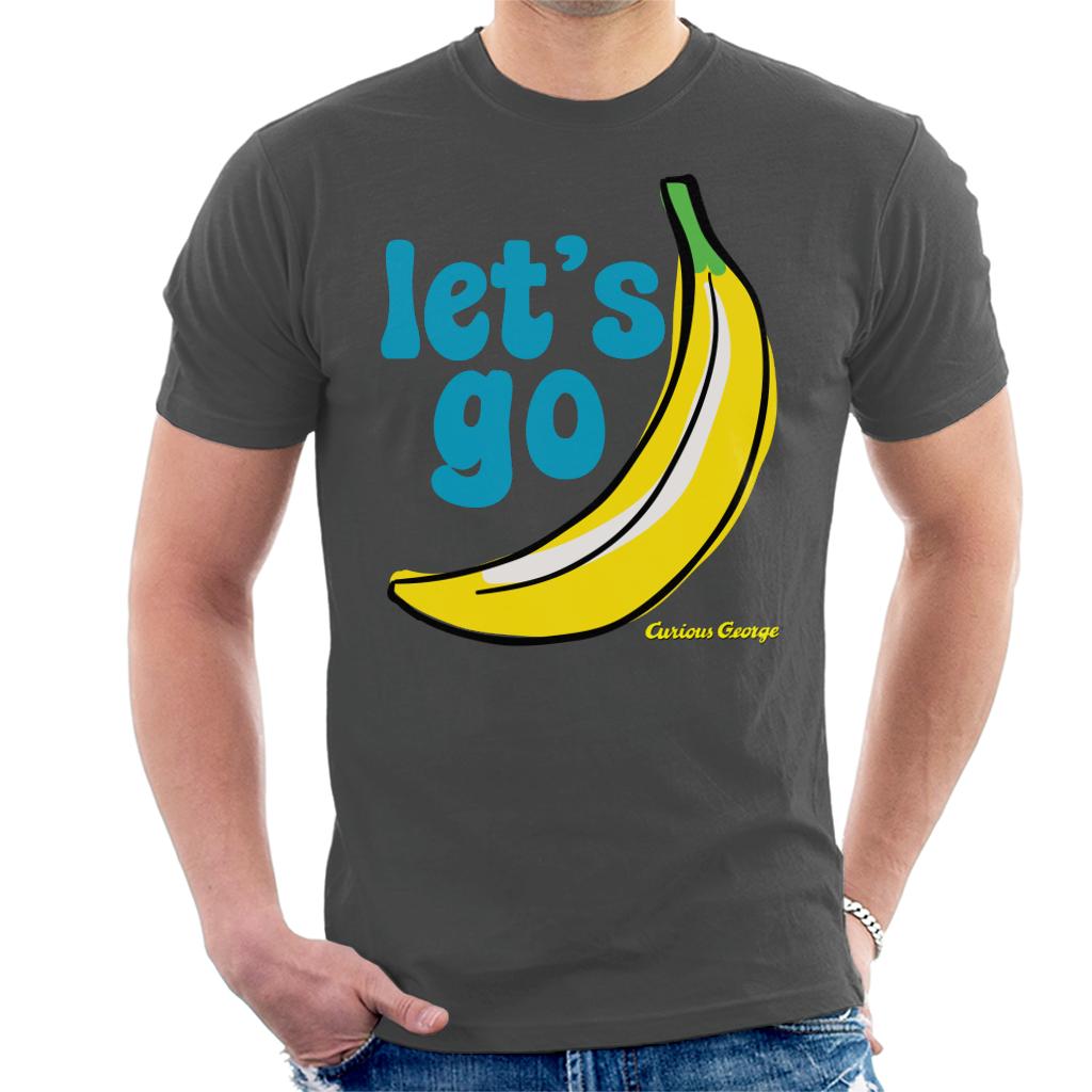 Curious George Let's Go Banana Men's T-Shirt-ALL + EVERY