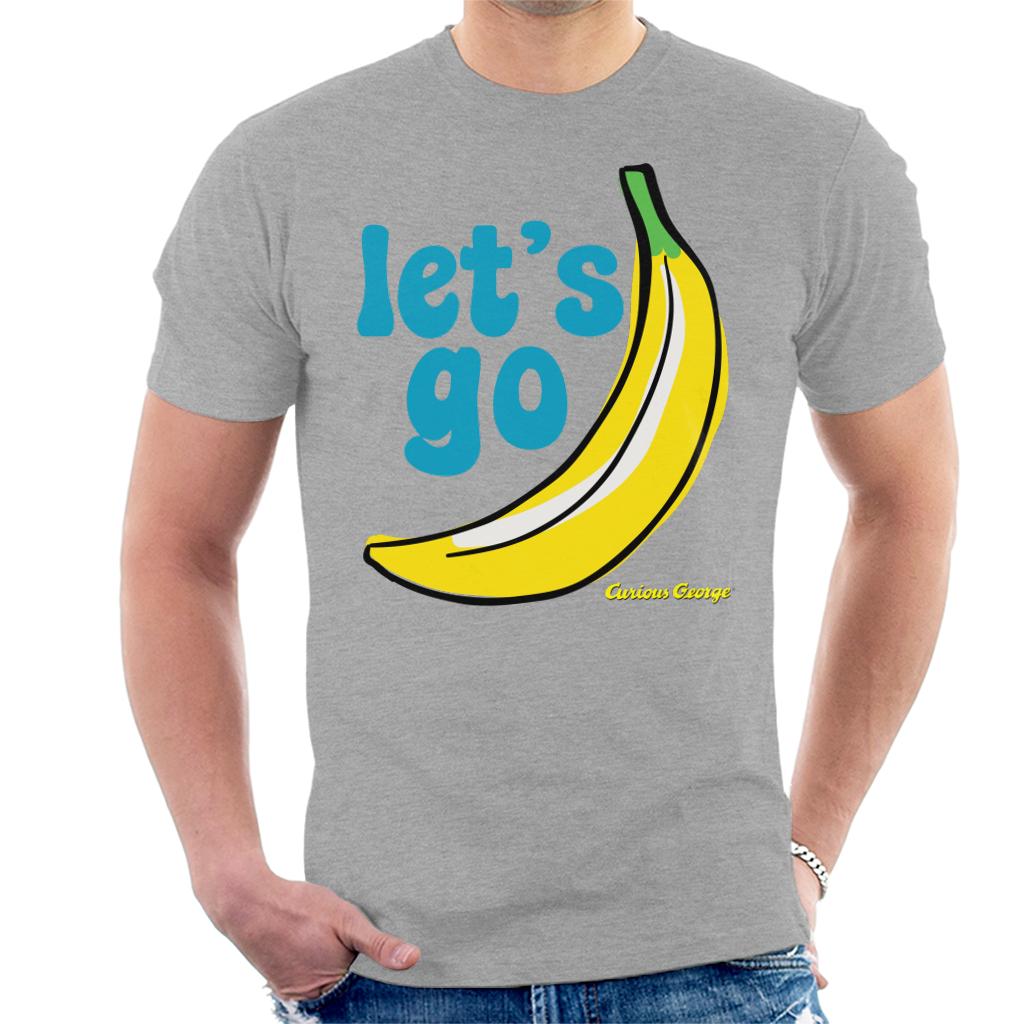 Curious George Let's Go Banana Men's T-Shirt-ALL + EVERY