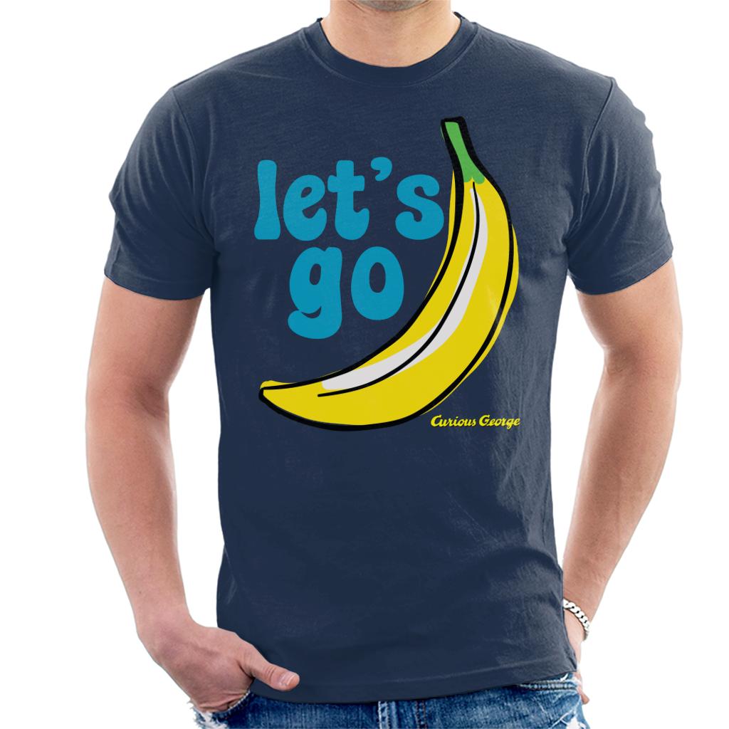 Curious George Let's Go Banana Men's T-Shirt-ALL + EVERY