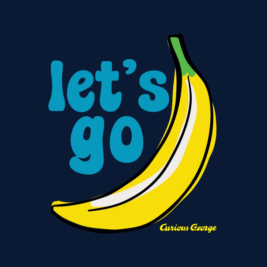 Curious George Let's Go Banana Men's T-Shirt-ALL + EVERY