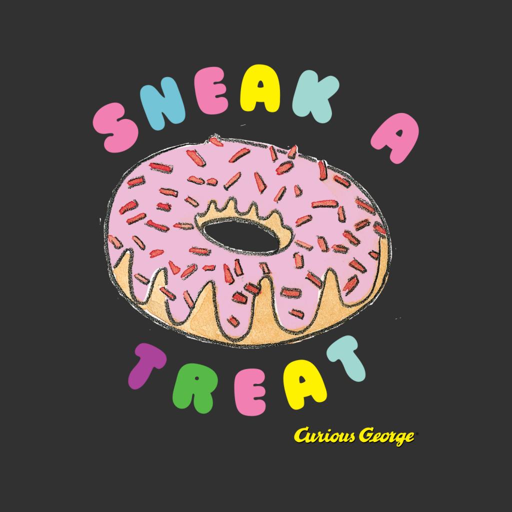 Curious George Sneak A Treat Donut Women's T-Shirt-ALL + EVERY