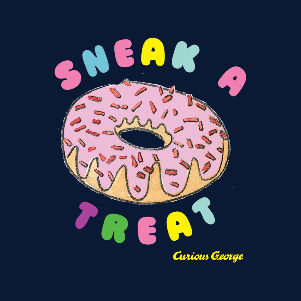 Curious George Sneak A Treat Donut Women's T-Shirt-ALL + EVERY