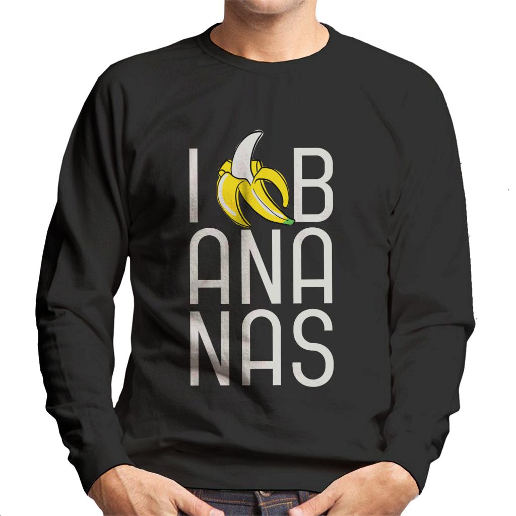 Curious George I Love Bananas Men's Sweatshirt-ALL + EVERY