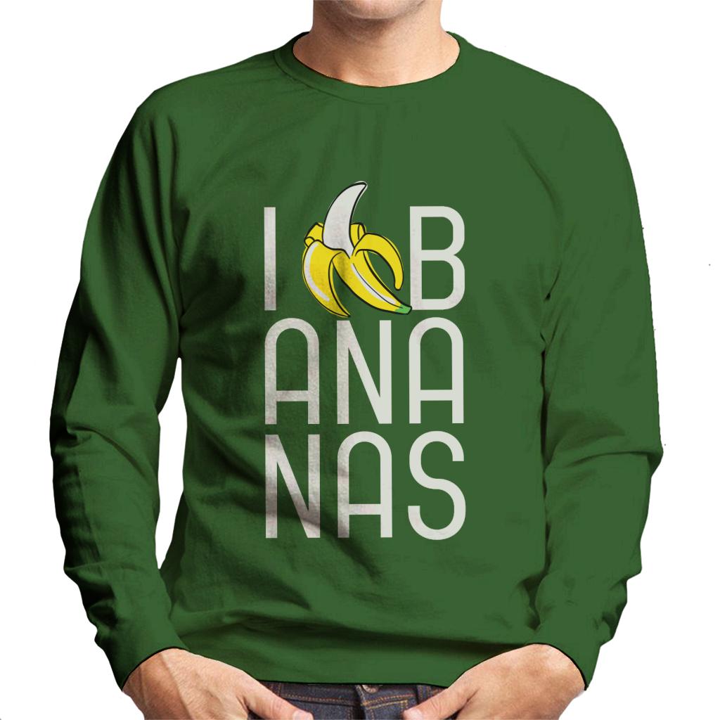 Curious George I Love Bananas Men's Sweatshirt-ALL + EVERY