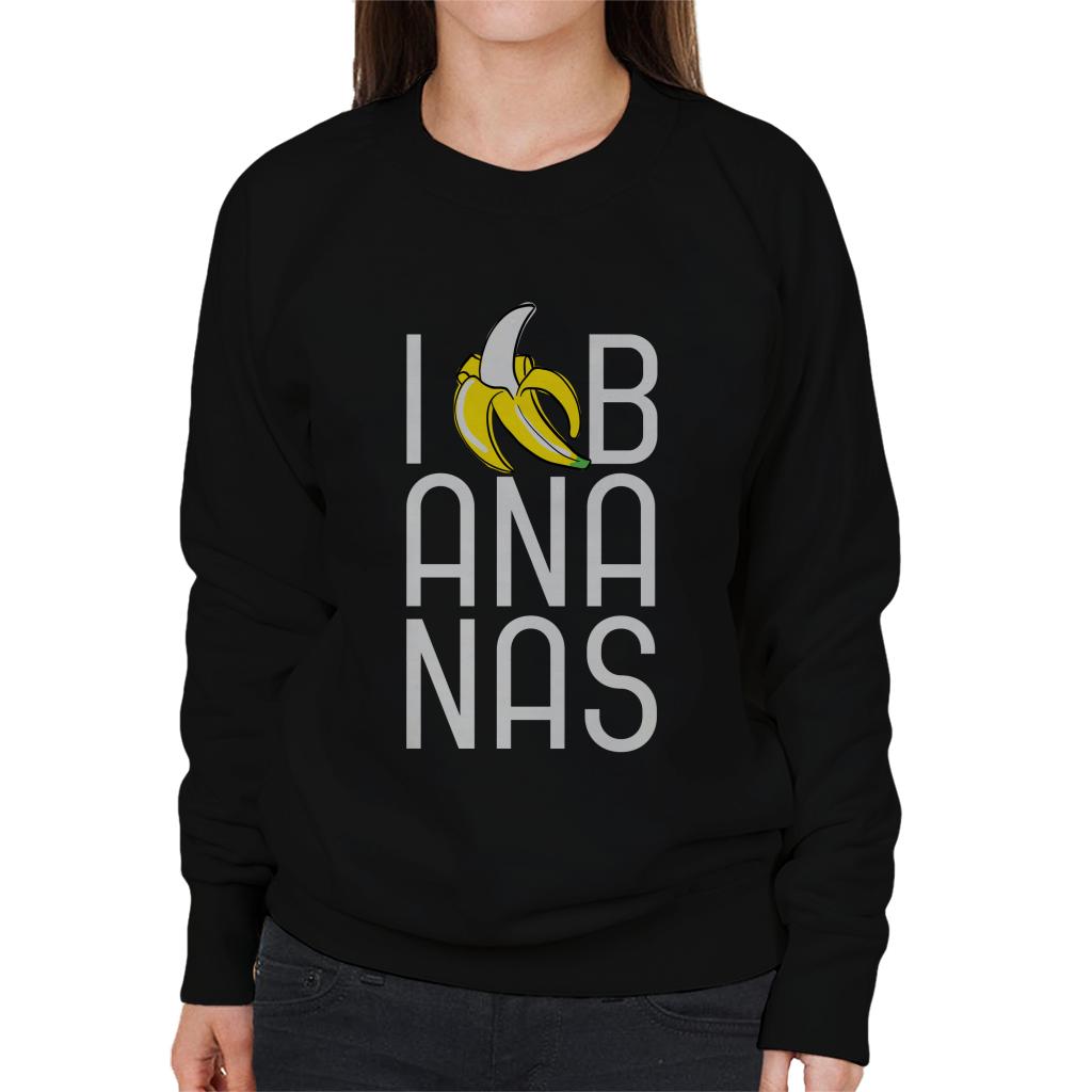 Curious George I Love Bananas Women's Sweatshirt-ALL + EVERY