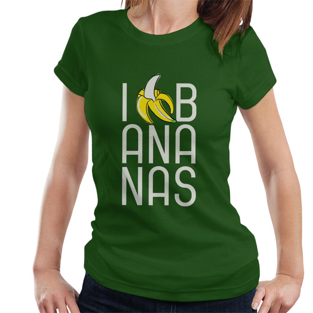 Curious George I Love Bananas Women's T-Shirt-ALL + EVERY