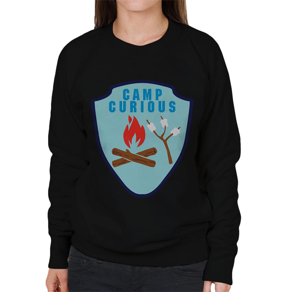 Curious George Camp Curious Women's Sweatshirt-ALL + EVERY