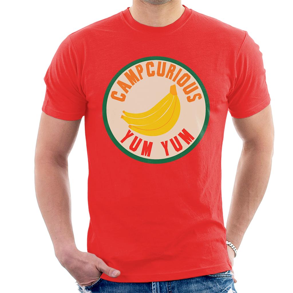 Curious George Camp Curious Yum Yum Men's T-Shirt-ALL + EVERY