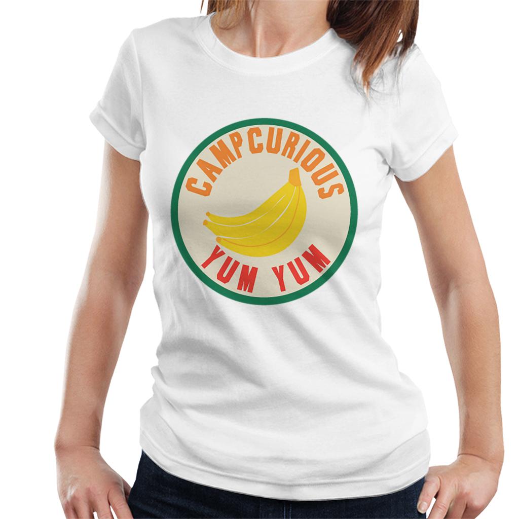 Curious George Camp Curious Yum Yum Women's T-Shirt-ALL + EVERY