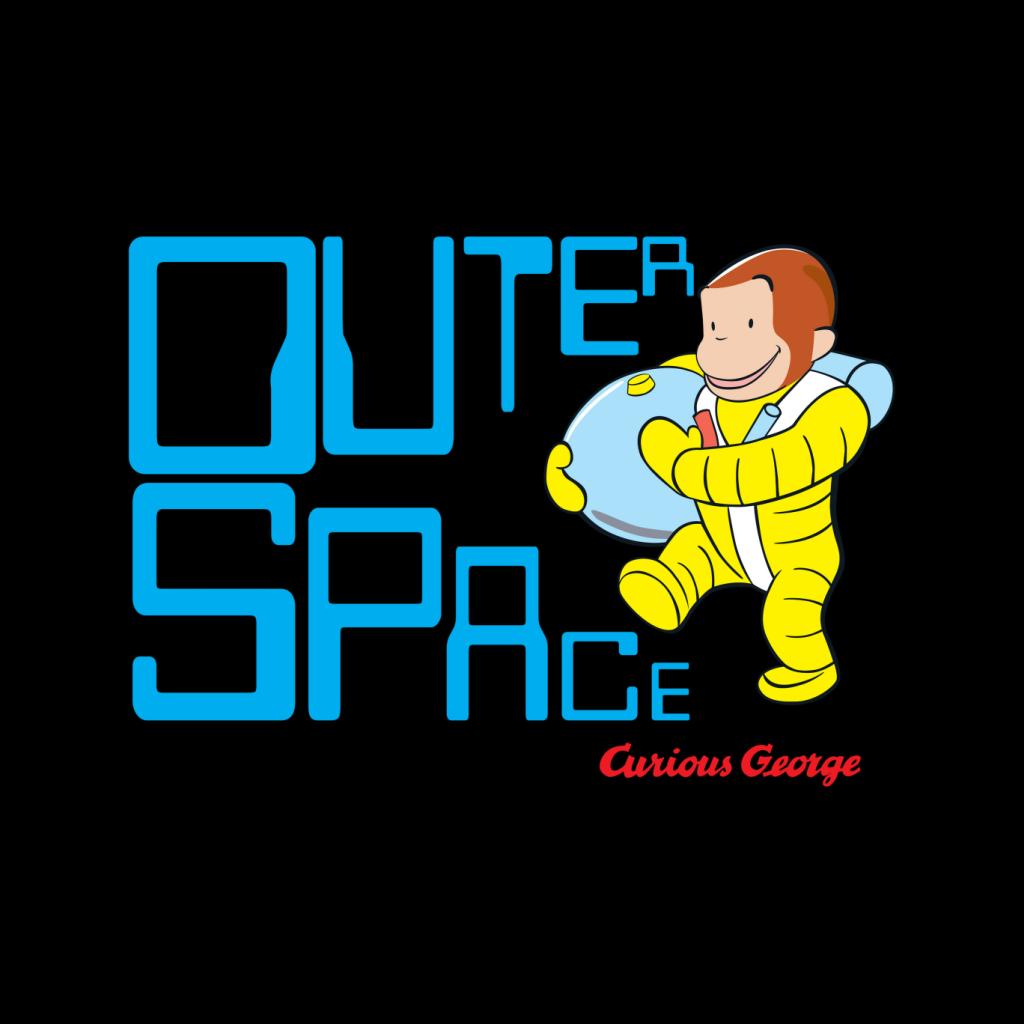 Curious George Outer Space Men's T-Shirt-ALL + EVERY