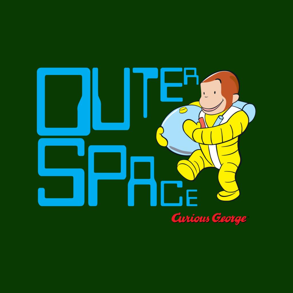 Curious George Outer Space Men's T-Shirt-ALL + EVERY