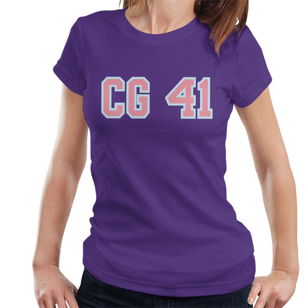 Curious George Pink C G 1941 Women's T-Shirt-ALL + EVERY