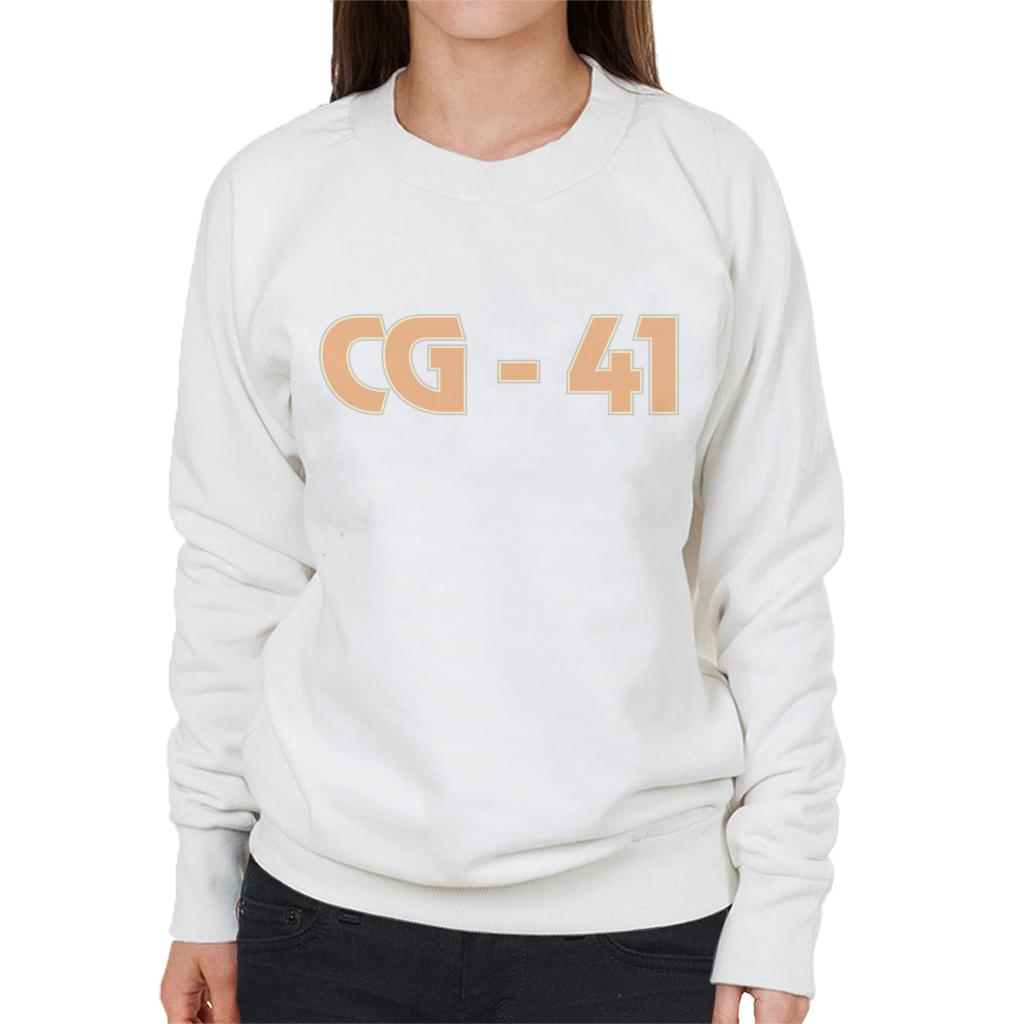 Curious George Peach C G 41 Women's Sweatshirt-ALL + EVERY