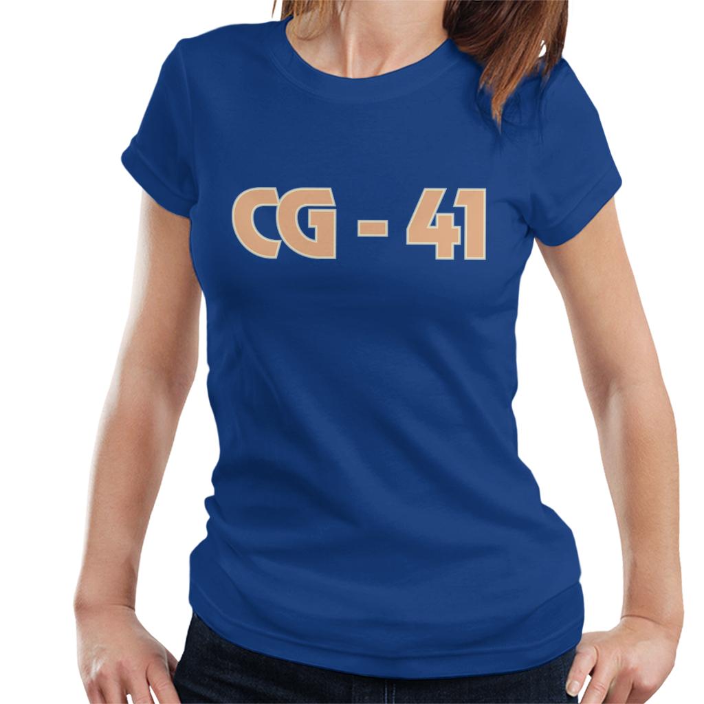 Curious George Peach C G 41 Women's T-Shirt-ALL + EVERY