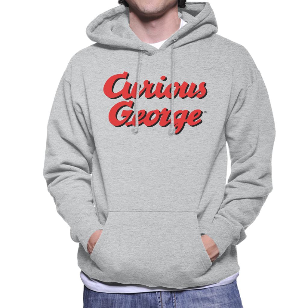 Curious George Red Logo Men's Hooded Sweatshirt-ALL + EVERY