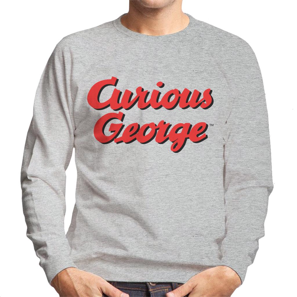 Curious George Red Logo Men's Sweatshirt-ALL + EVERY