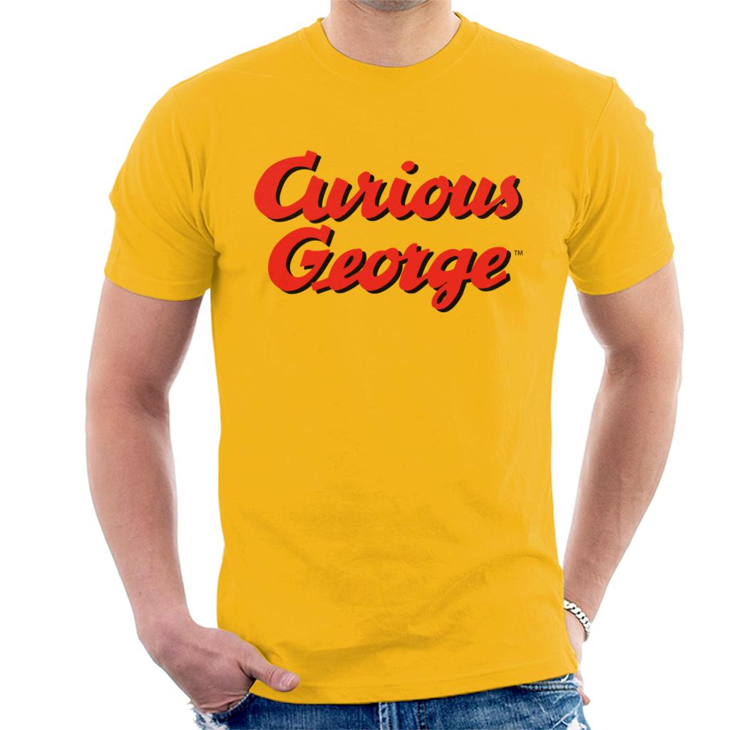 Curious George Red Logo Men's T-Shirt-ALL + EVERY