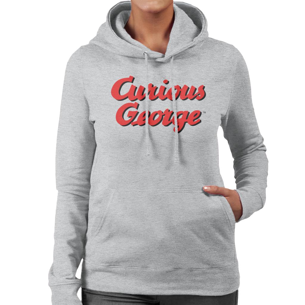 Curious George Red Logo Women's Hooded Sweatshirt-ALL + EVERY