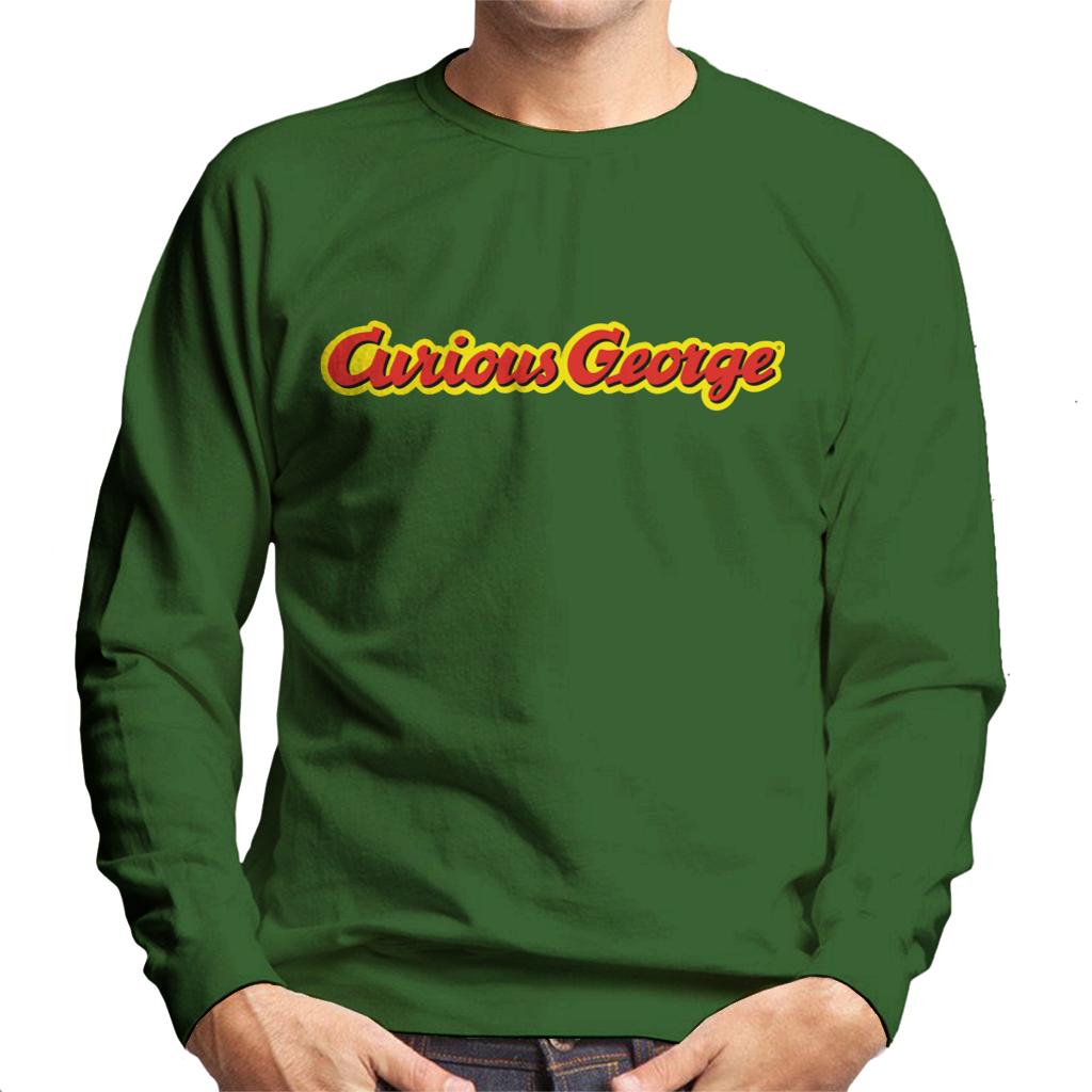 Curious George Classic Logo Men's Sweatshirt-ALL + EVERY