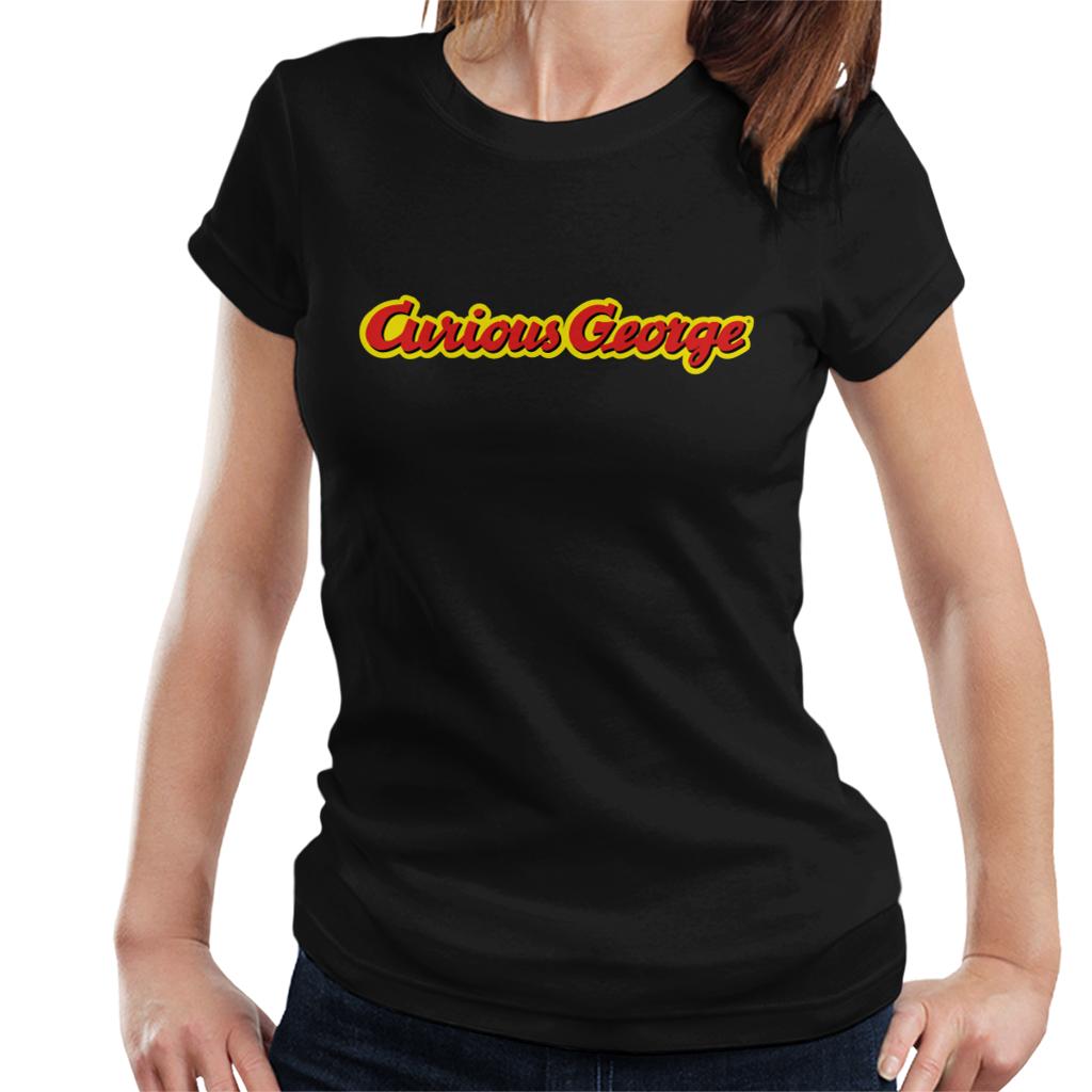 Curious George Classic Logo Women's T-Shirt-ALL + EVERY