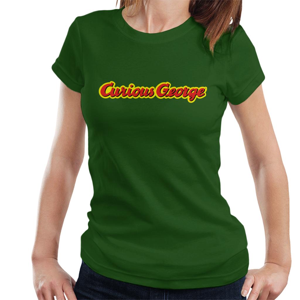 Curious George Classic Logo Women's T-Shirt-ALL + EVERY