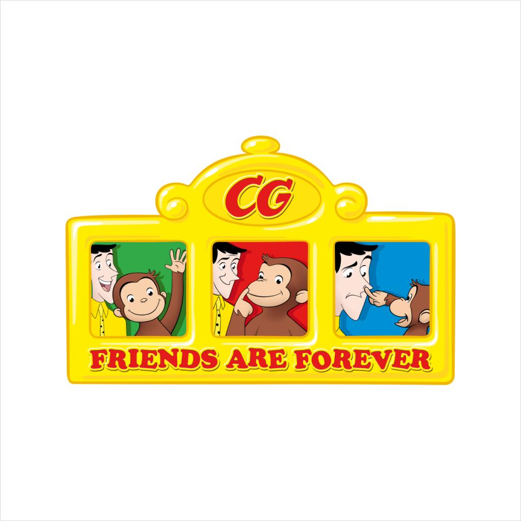 Curious George Friends Are Forever Men's T-Shirt-ALL + EVERY